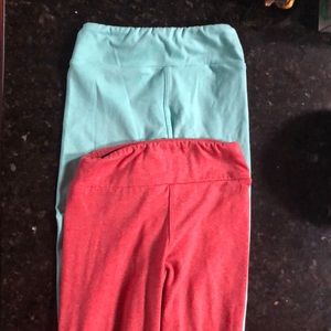 Two pairs of LuLaRoe leggings